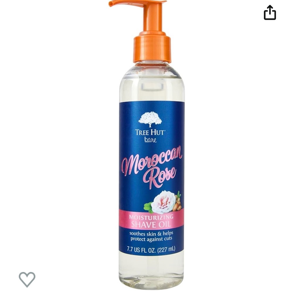 NEW TREE HUT Moroccan Rose Bare Moisturizing Shave Oil allure 2023 winner